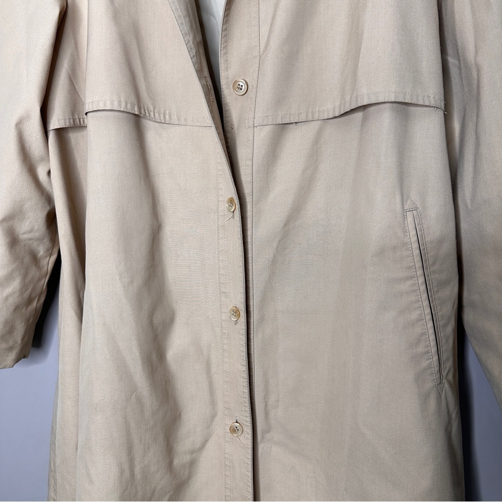 Vintage London fog trench coat - Picture 2 of 13